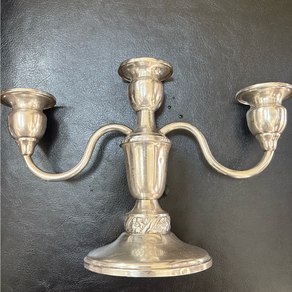 Elegant Silver Candelabra